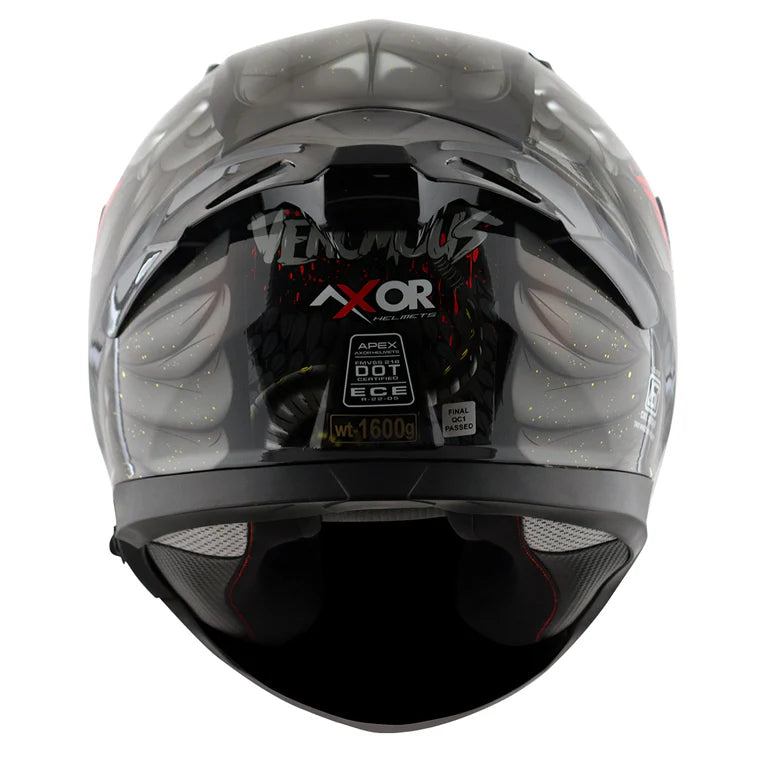 AXOR APEX VENOMOUS HELMET BLACK GREY