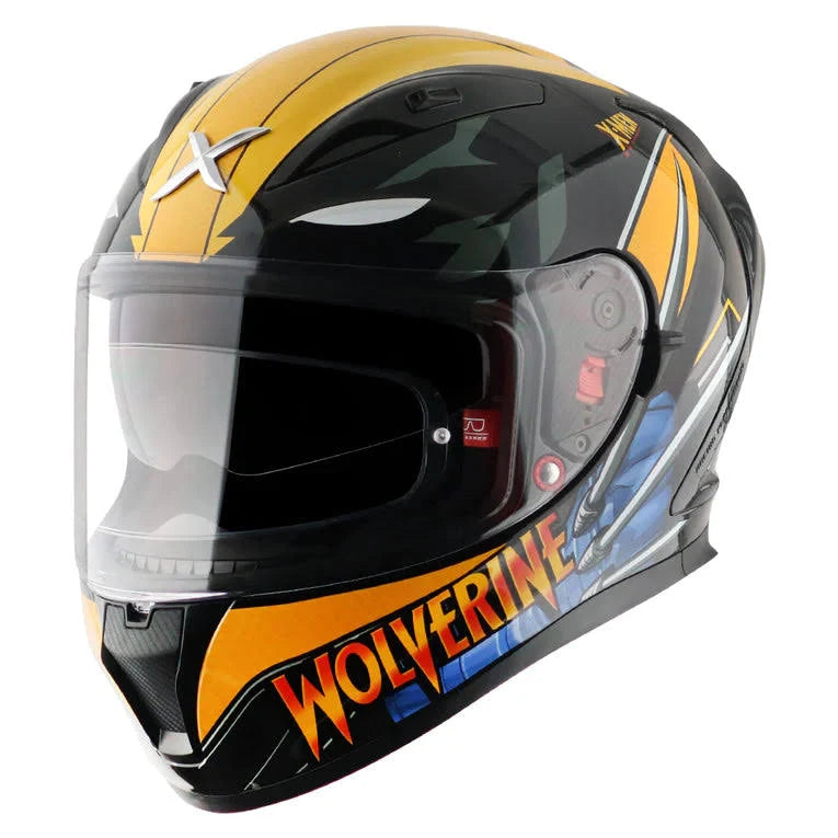 AXOR APEX MARVEL WOLVERINE HELMET YELLOW BLACK