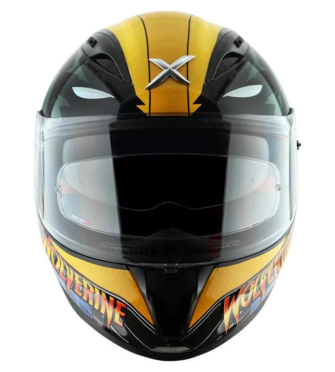 AXOR APEX MARVEL WOLVERINE HELMET YELLOW BLACK