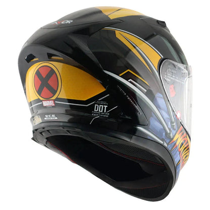AXOR APEX MARVEL WOLVERINE HELMET YELLOW BLACK