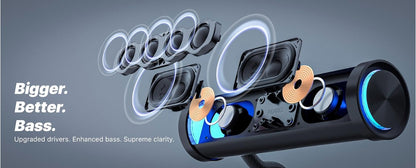GoHawk Supreme 6-Speaker Motorcycle Soundbar (RD88-S)