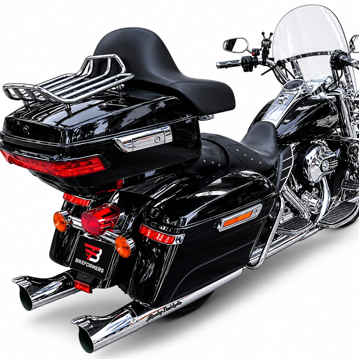 KING SIZE TOUR PAK LUGGAGE KIT – VIVID BLACK | COMPLETE TOURING LUGGAGE SOLUTION