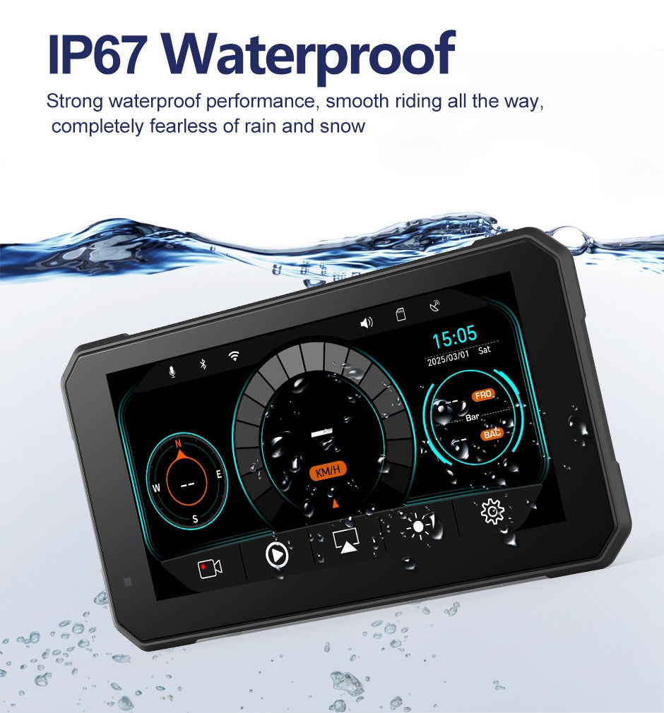MOTOLINK BF97 MOTORCYCLE WIRELESS DISPLAY WITH CAMERAS & TPMS