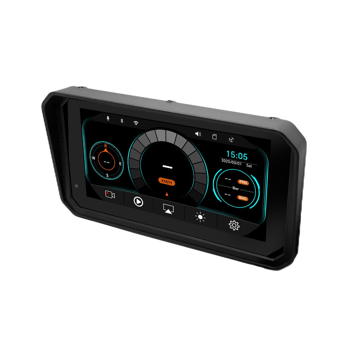 MOTOLINK BF97 MOTORCYCLE WIRELESS DISPLAY WITH CAMERAS & TPMS