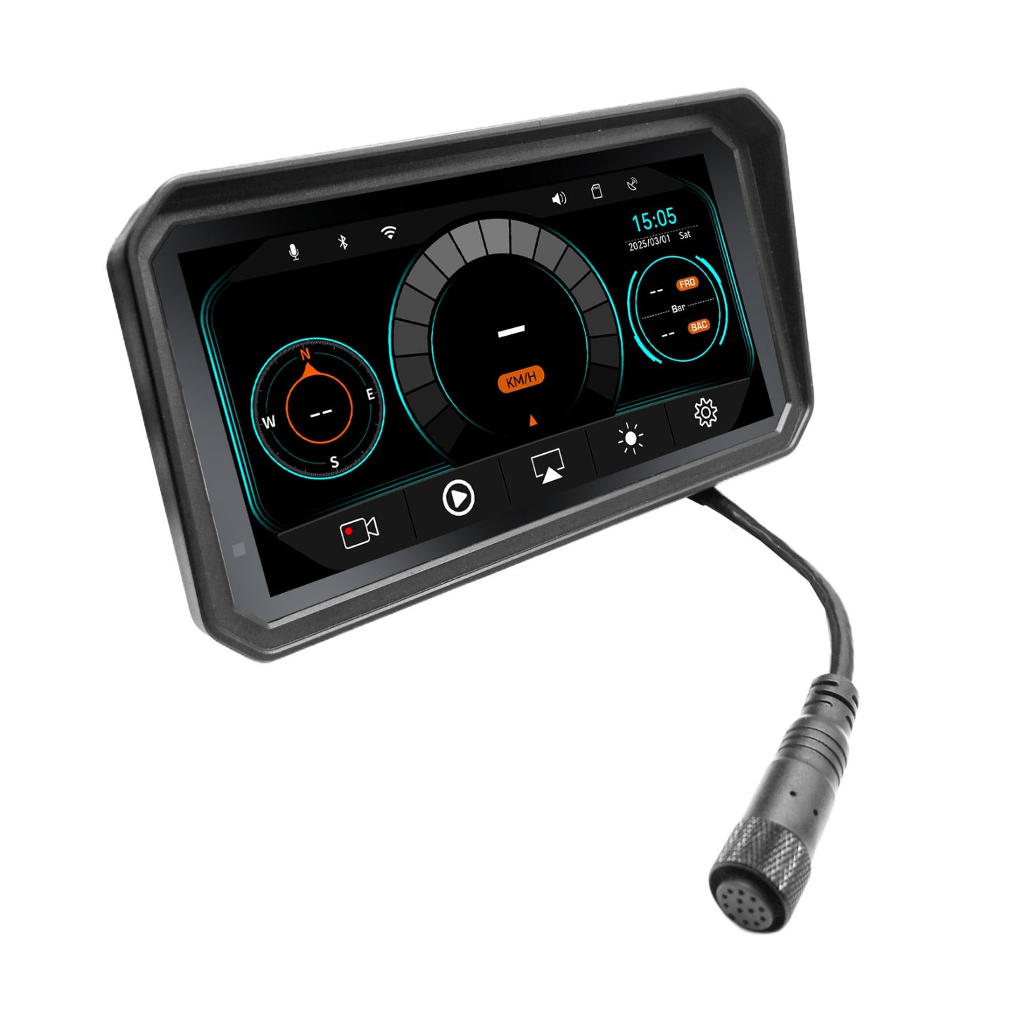 MOTOLINK BF97 MOTORCYCLE WIRELESS DISPLAY WITH CAMERAS & TPMS