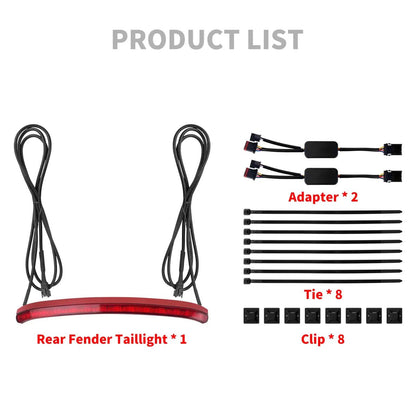 FENDER EDGE TAIL LIGHT FOR FATBOB MIKWAUKEE EIGHT