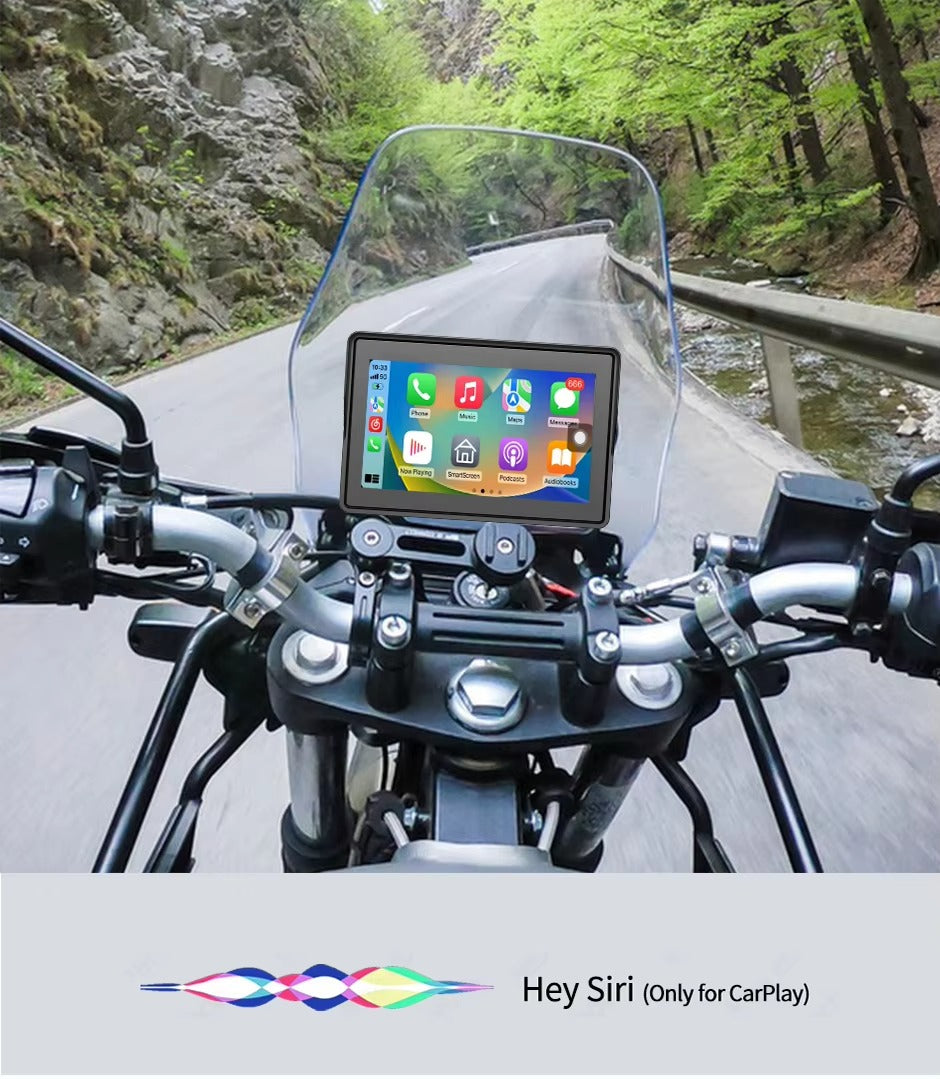 MOTOLINK BF92 5-INCH WIRELESS APPLE CARPLAY & ANDROID AUTO MOTORCYCLE DISPLAY