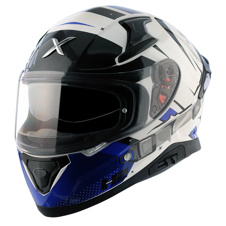 AXOR APEX HEX-2 HELMET WHITE BLUE