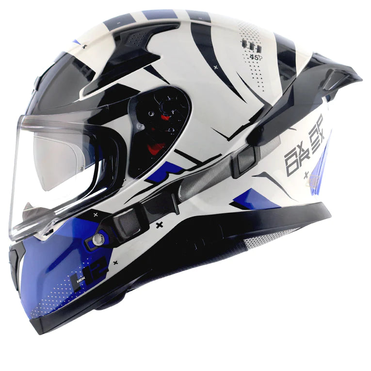 AXOR APEX HEX-2 HELMET WHITE BLUE