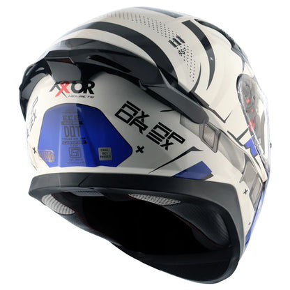 AXOR APEX HEX-2 HELMET WHITE BLUE