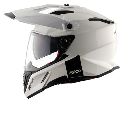 AXOR X-CROSS DUAL VISOR HELMET - WHITE