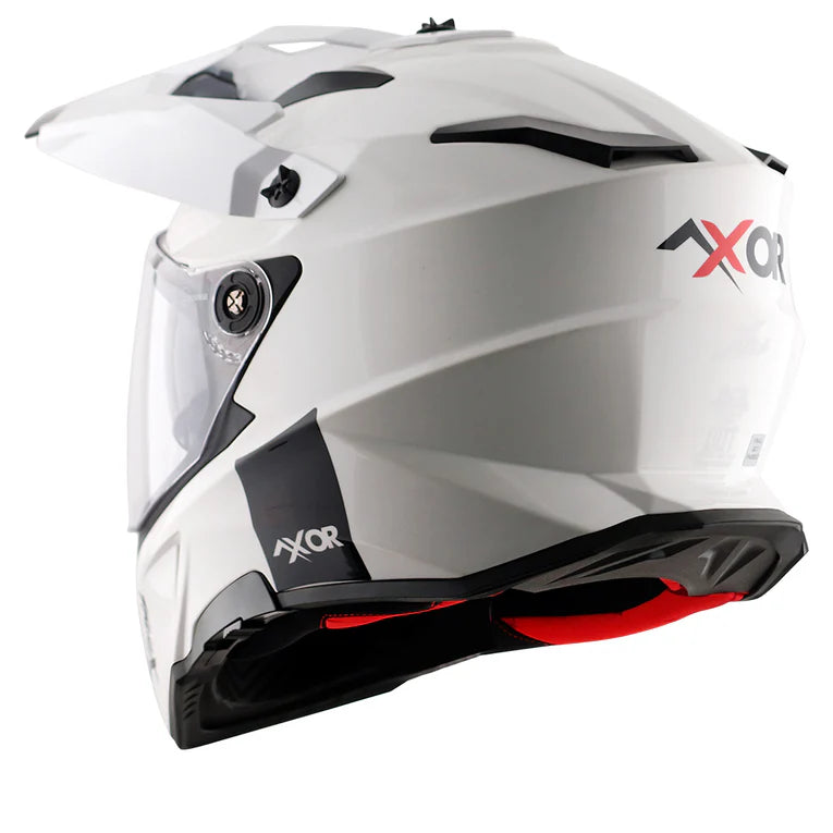 AXOR X-CROSS DUAL VISOR HELMET - WHITE