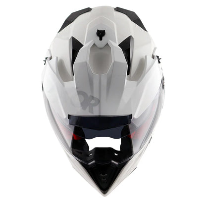 AXOR X-CROSS DUAL VISOR HELMET - WHITE