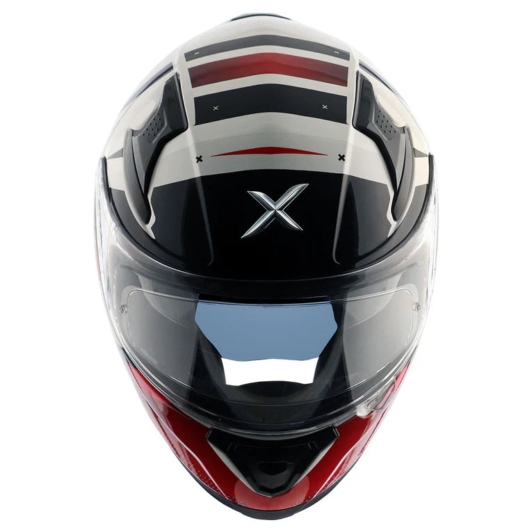 AXOR APEX HEX-2 HELMET WHITE RED