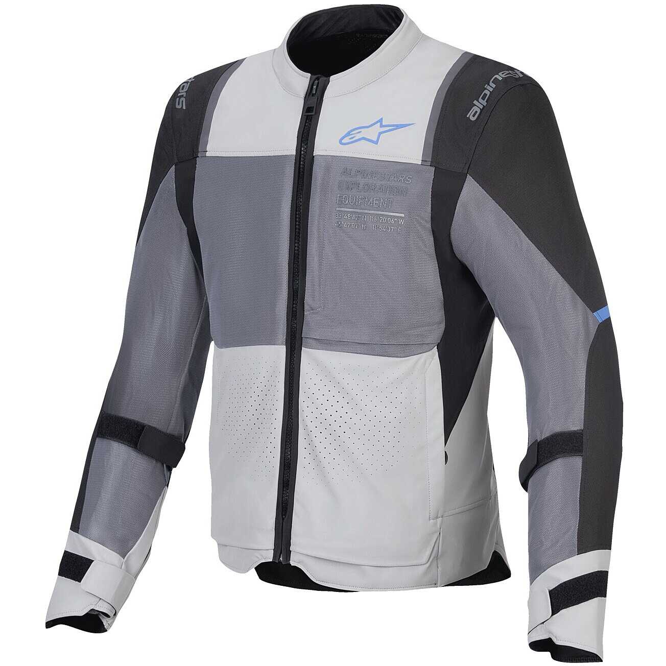 ALPINESTARS ST-2 AIR JACKET-ICE GREY/DARK GREY/BLACK
