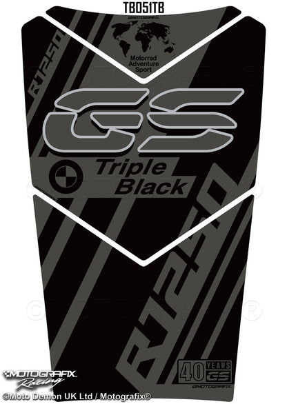 Motografix BMW R1250GS Adventure 2020 - 2023 Motorcycle Tank Pad Protector 3D Gel TB051TB