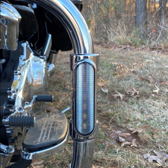 CUSTOM DYNAMICS CRASH BAR LIGHTS WITH AUXILIARY RUN & TURN SIGNALS