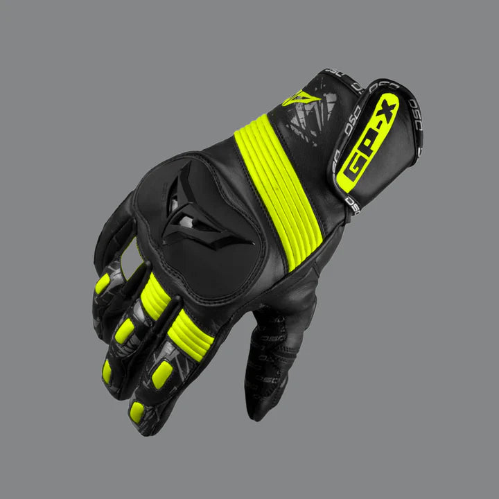DSG GPX RIDING GLOVES YELLOW FLUO