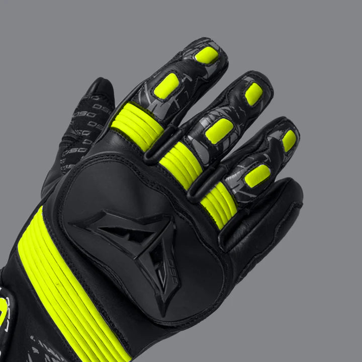 DSG GPX RIDING GLOVES YELLOW FLUO