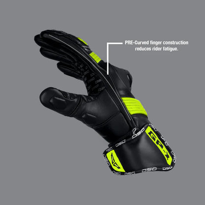 DSG GPX RIDING GLOVES YELLOW FLUO