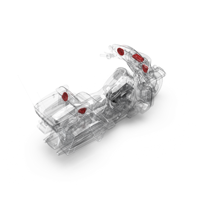 ROCKFORD FOSGATE HARLEY-DAVIDSON® 6.5" FULL RANGE UPPER/LOWER FAIRING AND TOUR-PAK SPEAKERS (2014+)