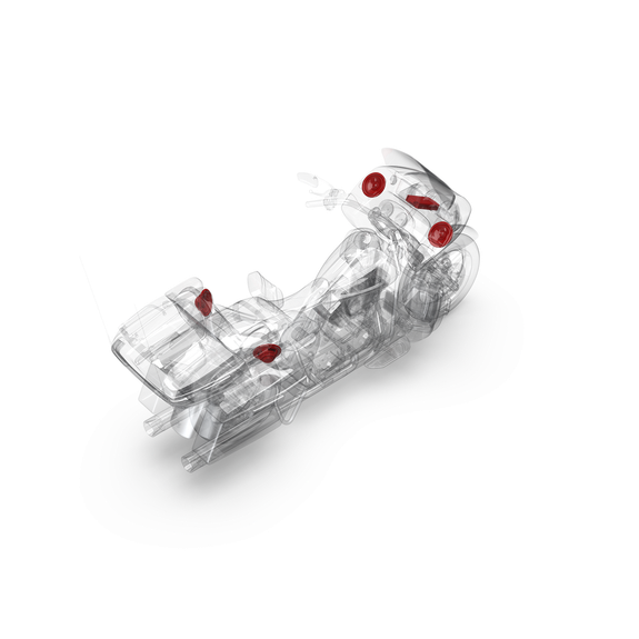 ROCKFORD FOSGATE HARLEY-DAVIDSON® 6.5" FULL RANGE UPPER/LOWER FAIRING AND TOUR-PAK SPEAKERS (2014+)