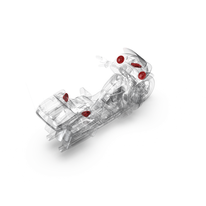 ROCKFORD FOSGATE HARLEY-DAVIDSON® 6.5" FULL RANGE UPPER/LOWER FAIRING AND TOUR-PAK SPEAKERS (2014+)