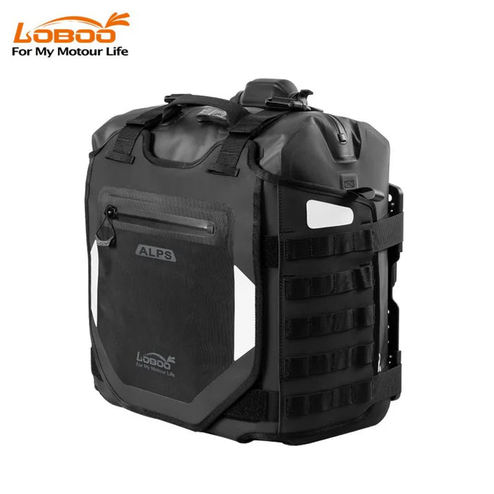 LOBOO ALPS INFLATABLLE WATERPROOF SIDE BAGS (23L/30L) | WITH ANTI THEFT LOCK