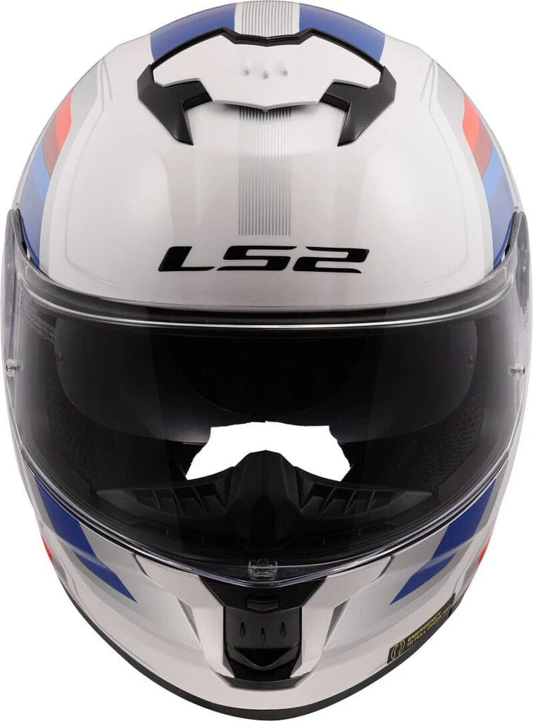 LS2 FF320 STREAM II VINTAGE WHITE BLUE RED