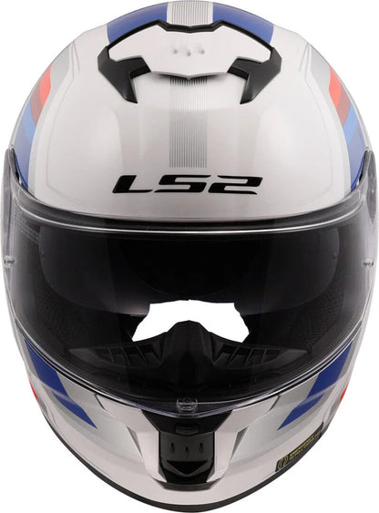 LS2 FF320 STREAM II VINTAGE WHITE BLUE RED