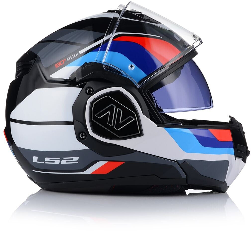 LS2 FF906 ADVANT SPORT GLOSSY BLACK BLUE RED