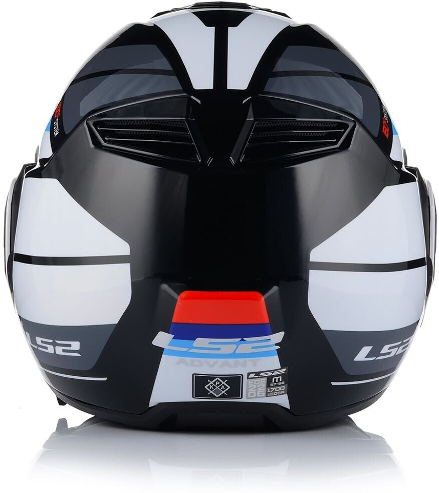 LS2 FF906 ADVANT SPORT GLOSSY BLACK BLUE RED