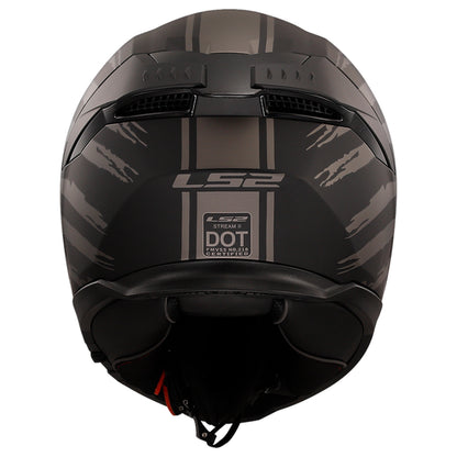 LS2 FF320 STREAM II FLAG MATT BLACK GREY