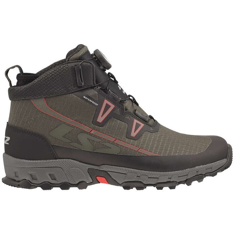 LS2 TREKKER WATERPROOF BOOTS DARK-OLIVE-GREEN