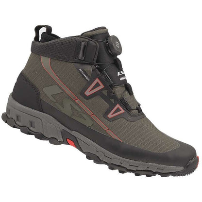 LS2 TREKKER WATERPROOF BOOTS DARK-OLIVE-GREEN
