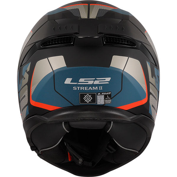 LS2 FF320 STREAM II ROAD MATT BLACK BLUE