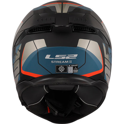 LS2 FF320 STREAM II ROAD MATT BLACK BLUE