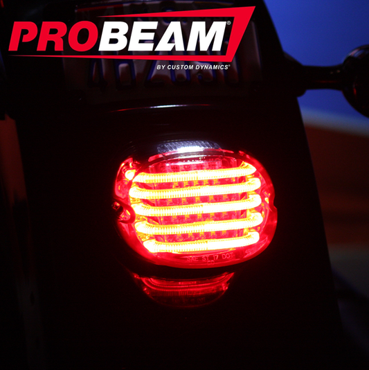 CUSTOM DYNANICS - ProBEAM® Low Profile Run & Brake Motorcycle LED Taillight