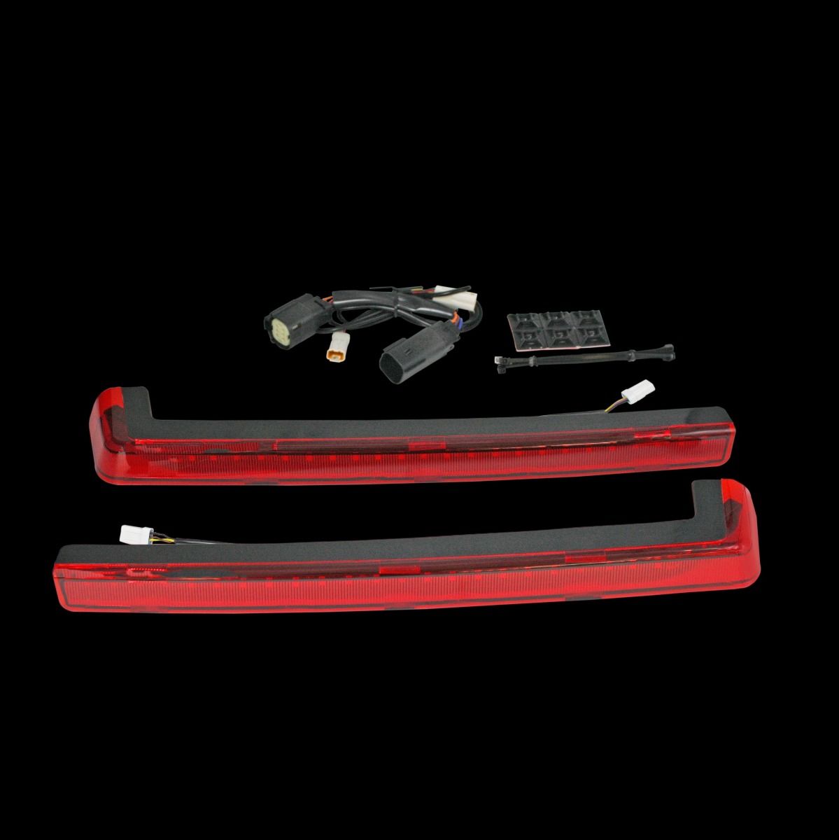 CUSTOM DYNAMICS-ProBEAM® Auxiliary LED Side Arms for 2014-2024 Harley-Davidson® Tour Pak - RED