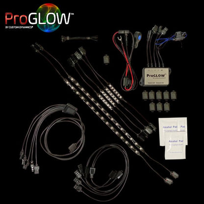 CUSTOM DYNAMICS - ProGLOW™ Complete Color Changing Motorcycle Accent Light Kits