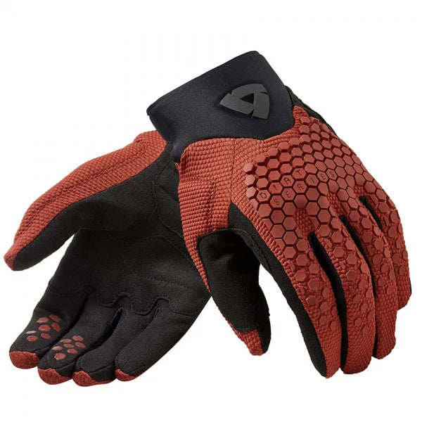 REV'IT MASSIF GLOVES BURGUNDY RED