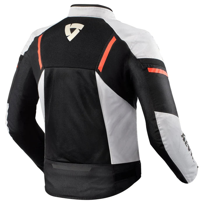 REV'IT GT-R AIR 3 MESH JACKET- WHITE NEON RED