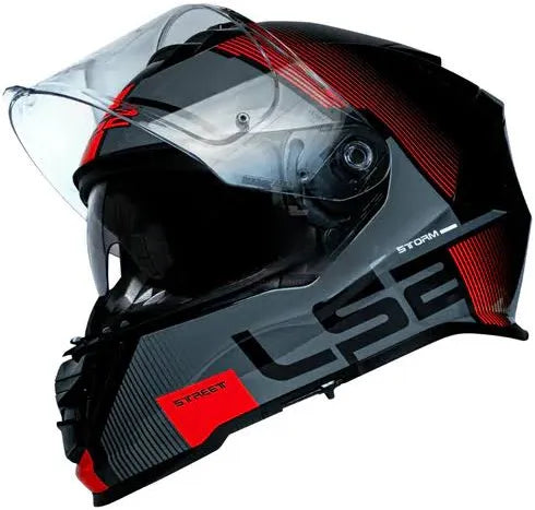 LS2 FF800 STORM II EPIC RED GREY