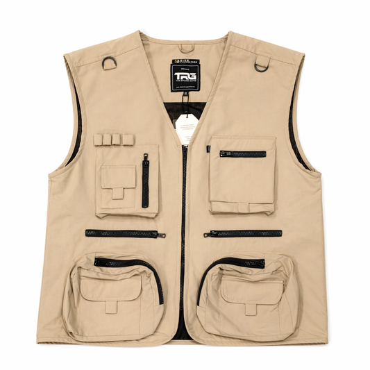 TACTICAL UTILITY RIDING VEST - CAMEL