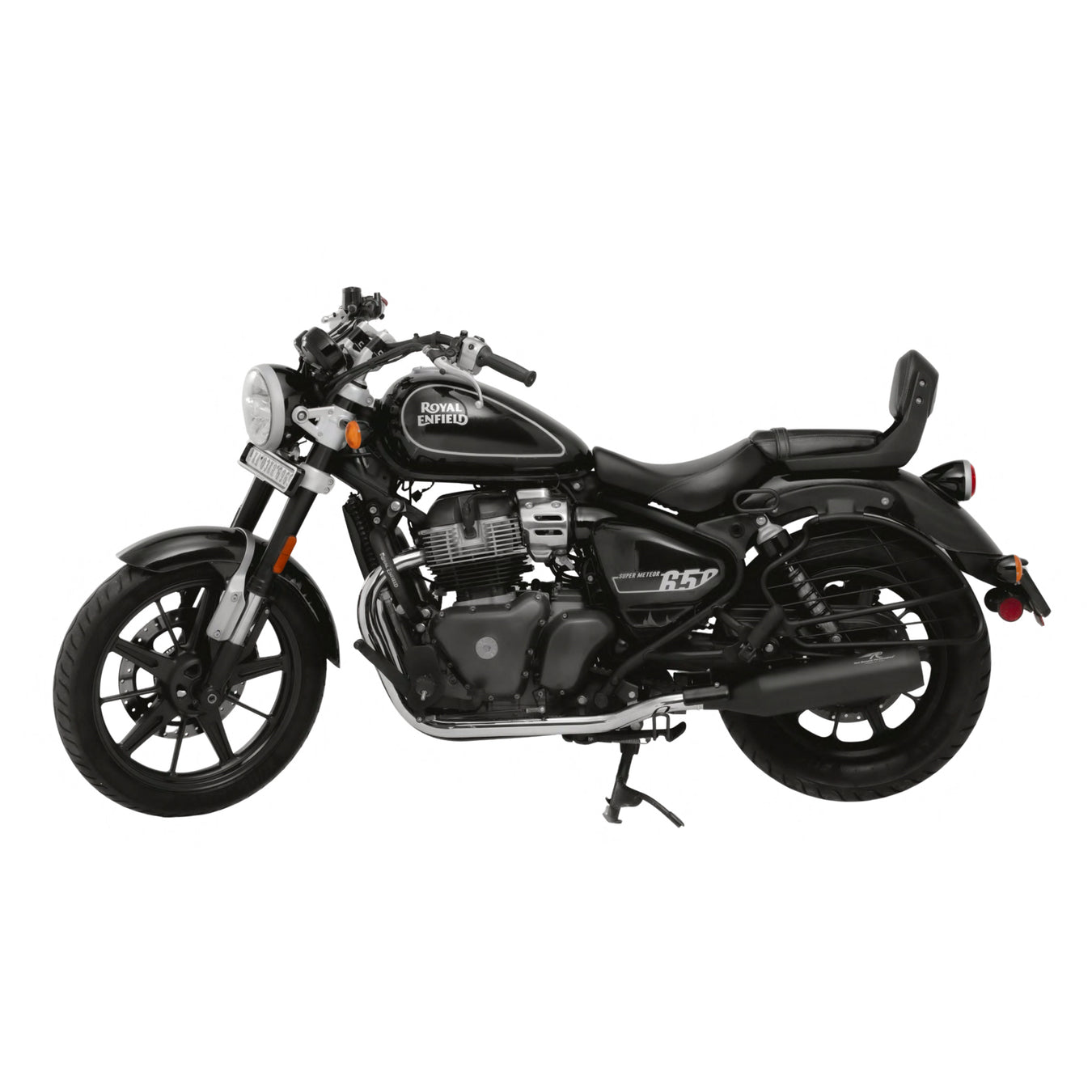 RED ROOSTER ASTRAL BLACK EXHAUST FOR RE SUPER METEOR 650