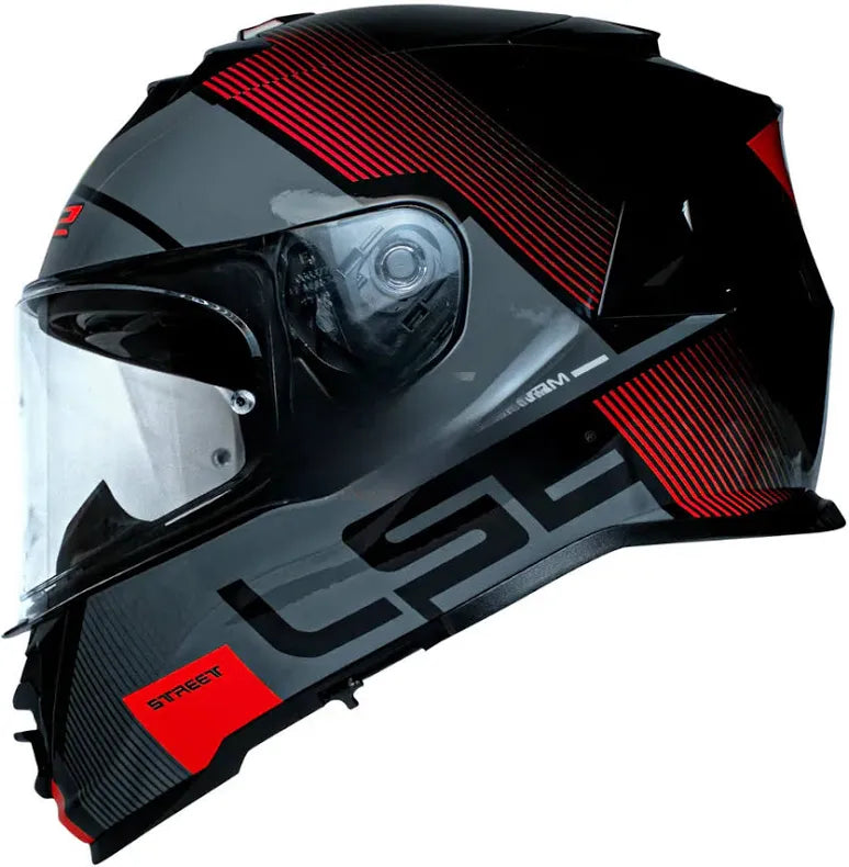 LS2 FF800 STORM II EPIC RED GREY