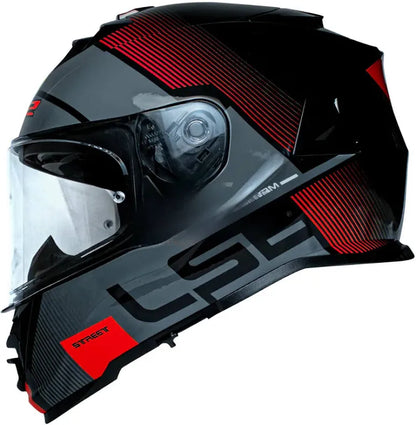 LS2 FF800 STORM II EPIC RED GREY