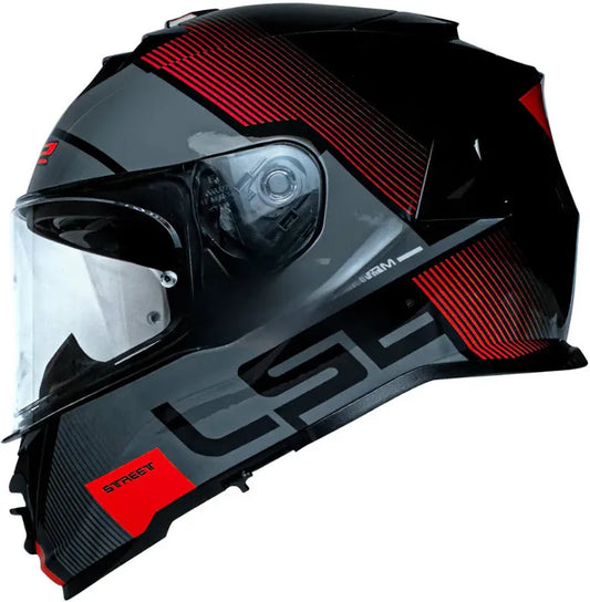 LS2 FF800 STORM II EPIC RED GREY