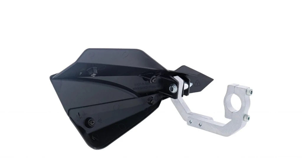 BARKBUSTERS SABRE MX/ENDURO HANDGUARDS – BLACK (WITH DEFLECTORS IN YELLOW HIVIZ)