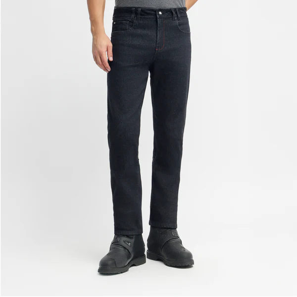 MOTO GARUDA MAXIMUS ARMALITH DENIM RIDING PANTS: ASPHALT BLUE